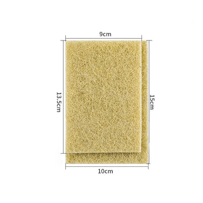 5/10/20PCS Sisal Microfiber Sponge Eco-Friendly Natural Fiber Sponges Kitchen Dishwashing Cleaning Cloth Pan Pot Scouring Pad