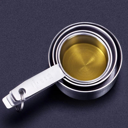 Measuring Cups Premium Stackable Kitchen Measuring Spoon Set Stainless Steel Measuring Cups and Spoons Set